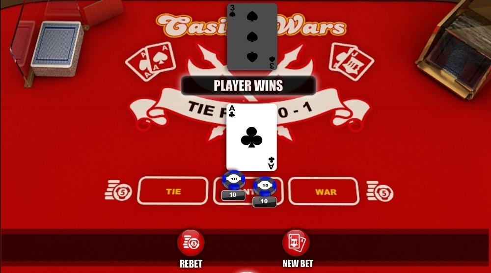 Карточная азартная игра - Войны казино