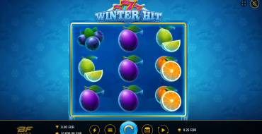 777 Winter Hit: Игровой автомат