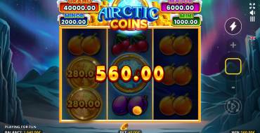 Arctic Coins: Running Wins: Выигрыши