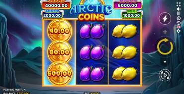 Arctic Coins: Running Wins: Интерфейс