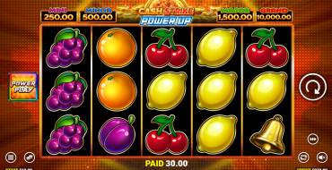 Cash Strike Power Up: Выигрыши