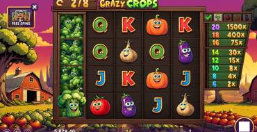 Crazy Crops: Фриспины