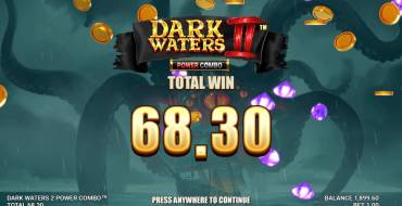 Dark Waters 2 Power Combo: Выигрыши