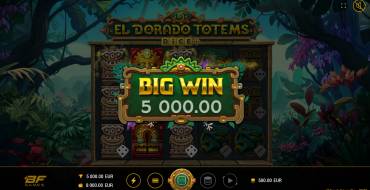 El Dorado Totems Dice: Выигрыши