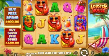Lobster House: Игровой автомат