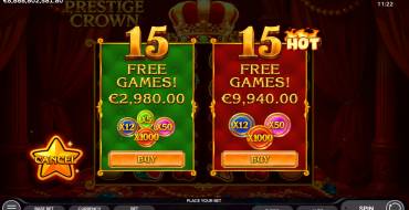 Prestige Crown: Бонусные игры