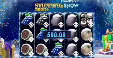 Stunning Snow Remastered Dice: Выигрыши