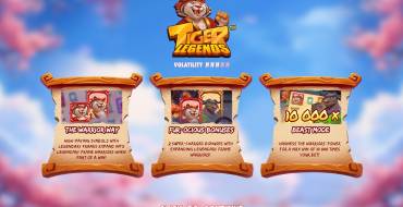 Tiger Legends: Уникальные функции