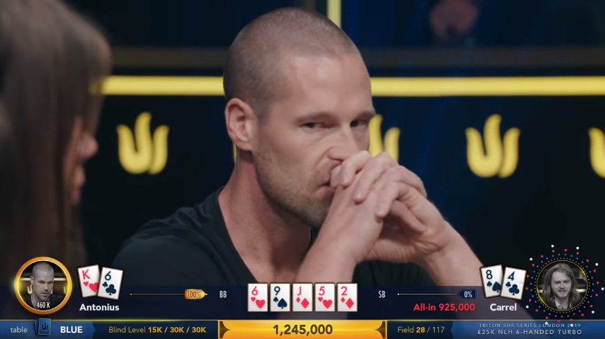 Патрик Антониус, безлимитный холдем покер