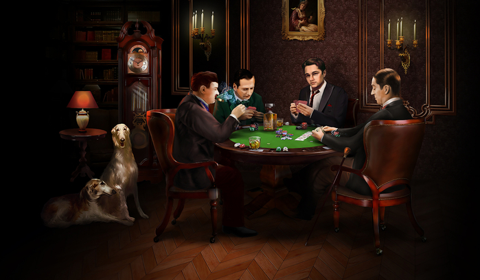 игроки в преферанс