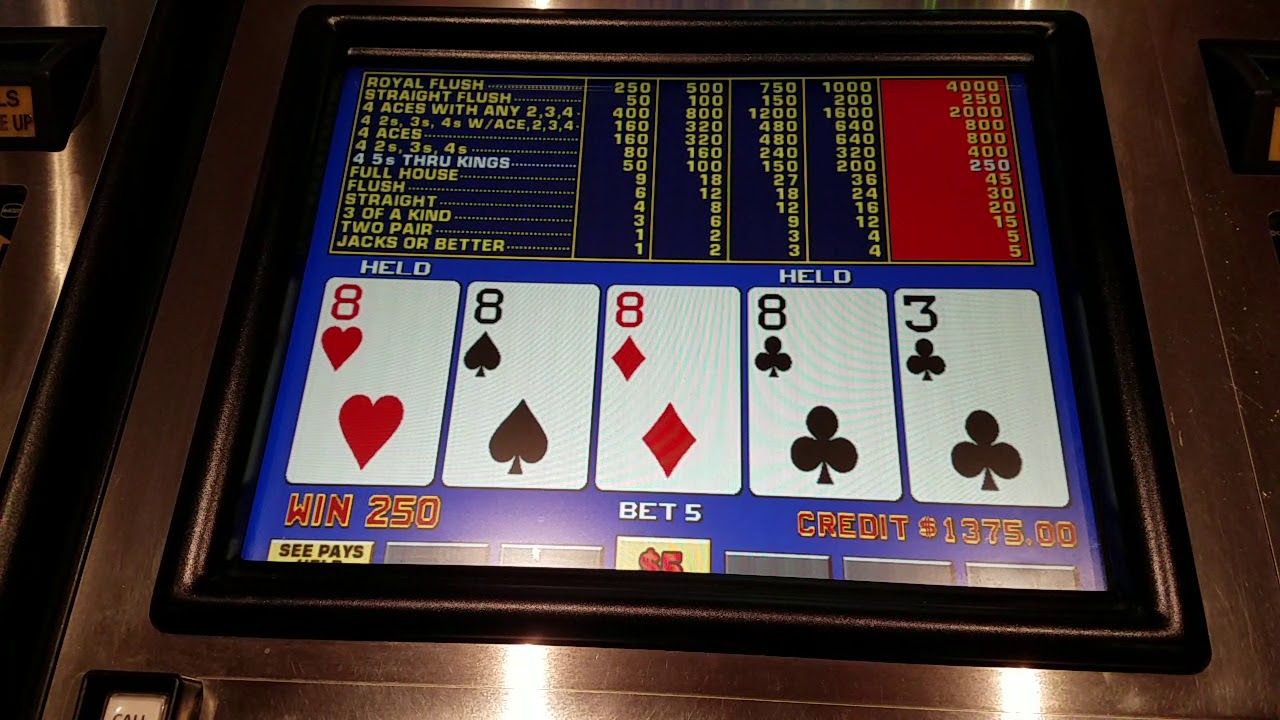 видеопокер на видеослоте