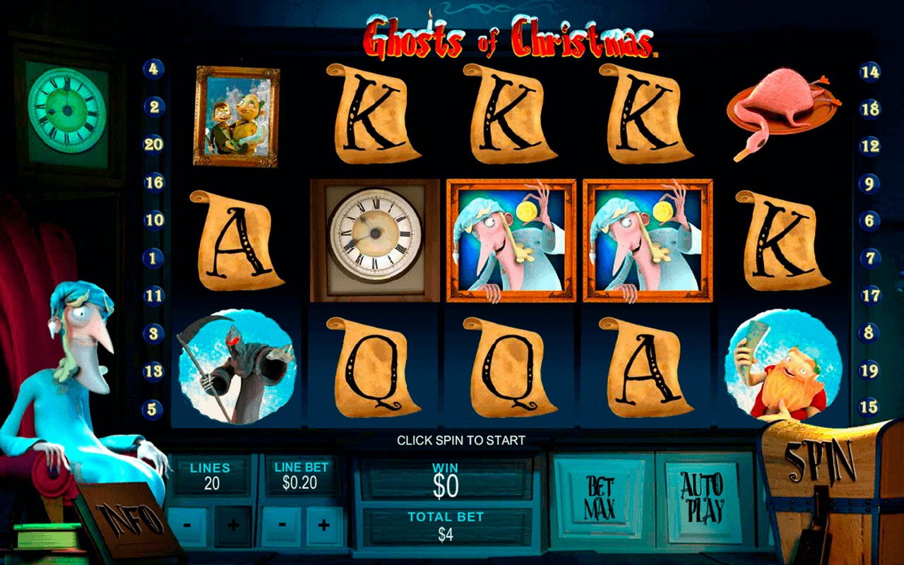 Игровой автомат Ghosts of Christmas (Рождественские призраки)