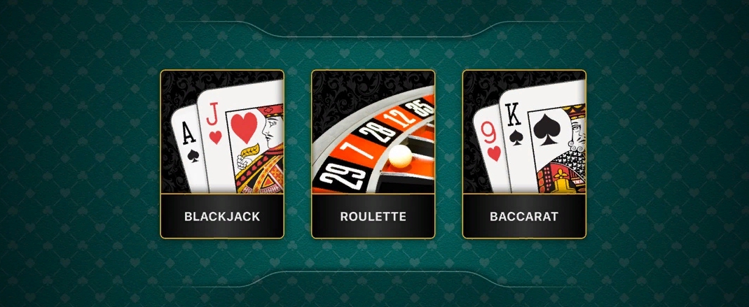популярные азартные игры рулетка, блэкджек и баккара