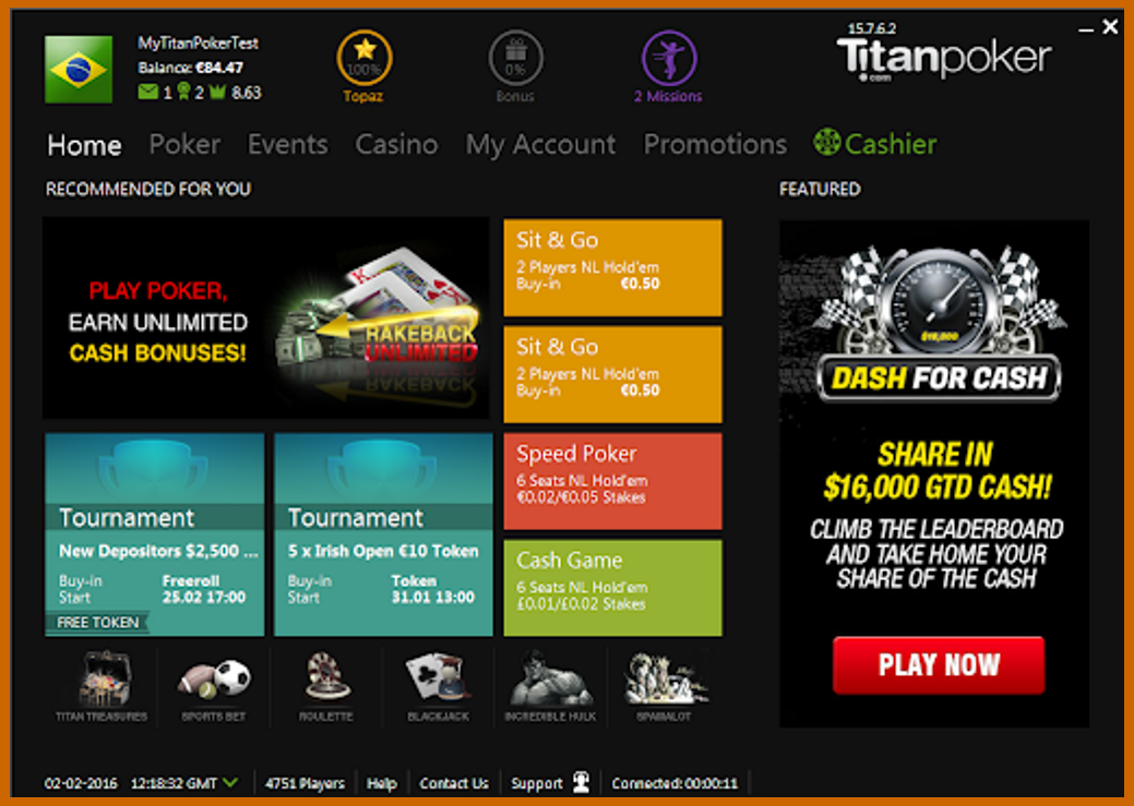 Турниры по покеру Titan Poker